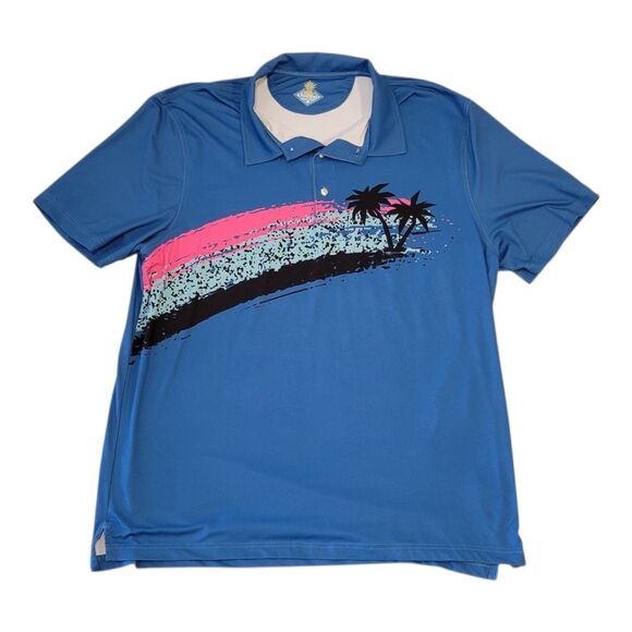 Chubbies Men's Golf Polo Performance Stretch Size 2XL - Picture 1 of 3